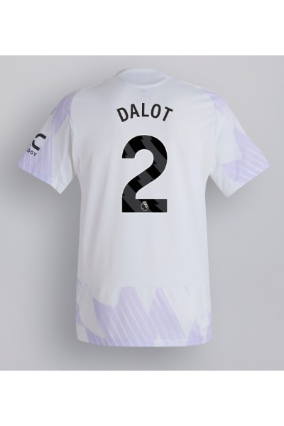 Manchester United Diogo Dalot #2 Jalkapallovaatteet Vieraspaita 2025-26 Lyhythihainen Manchester United Diogo Dalot #2 Jalkapallovaatteet Vieraspaita 2025-26 Lyhythihainen